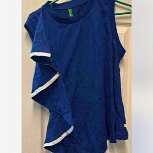United Colors Of Benetton Blue Short Sleeve Top
